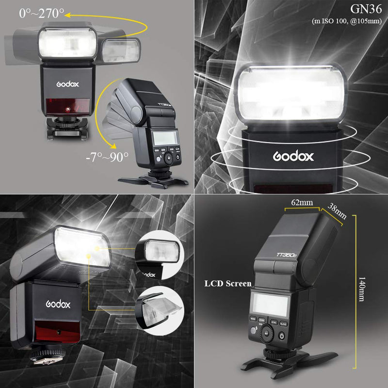 GODOX TT350C TTL GN36 Camera Speedlite for Canon Digital Camera (TT350C)