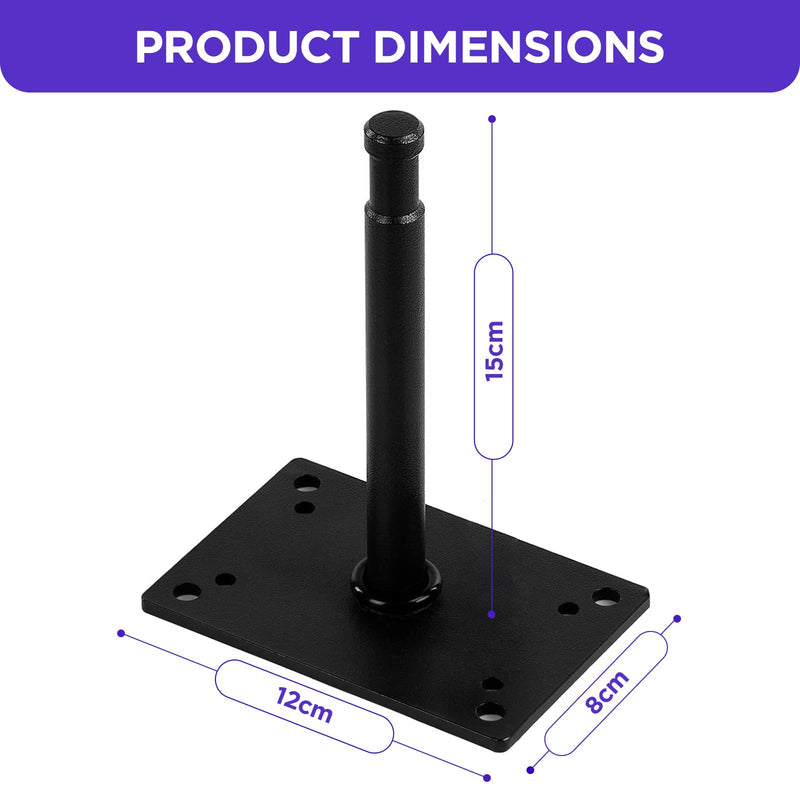 Studio Baby Pin Plate Wall Ceiling Mount,5.9" Mini Lighting Wall Holder with 5/8" Stud for Photo Studio Light Stand Flash Accessories…