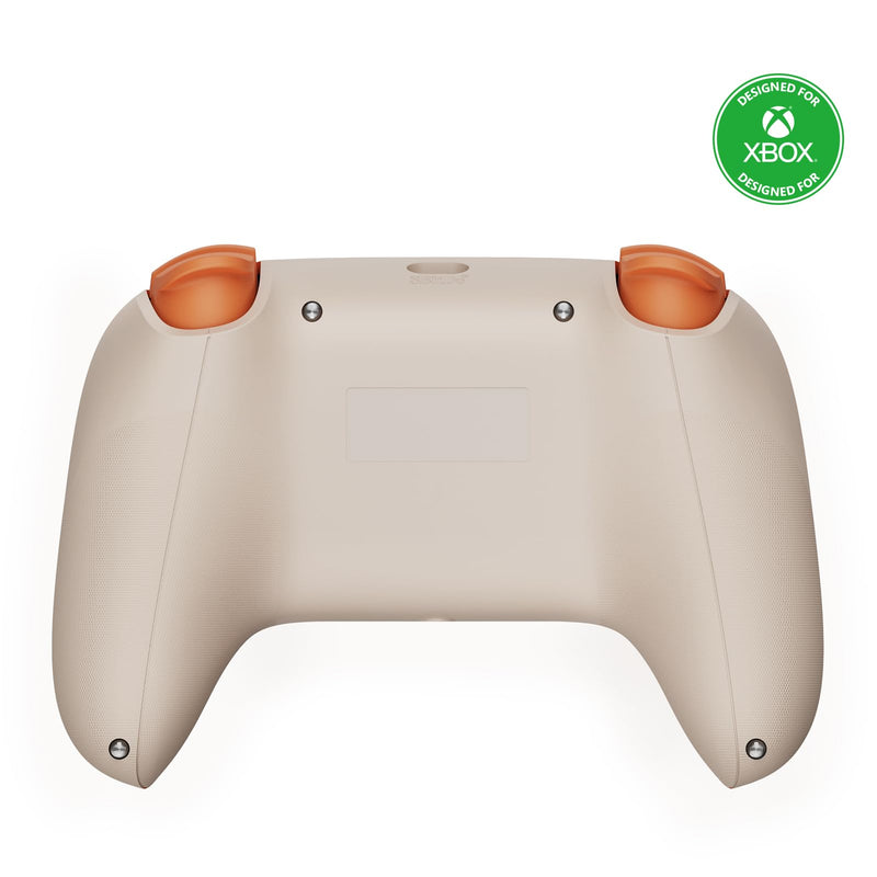 8BitDo Ultimate C Wired Controller for Xbox with Hall Effect Joysticks and Hall Triggers, RGB Lighting Fire Ring, Compatible with Xbox Series X|S, Xbox One, Windows 10/11 - Officially Licensed (Orange) Orange