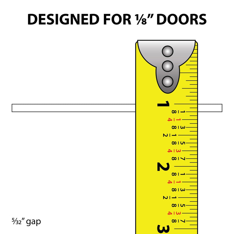 1/8" Panel Sliding Door Track - 48" Brown Plastic Upper & Lower Set, USA Made, Pack of 1 - Outwater 4 Feet (48 Inches)