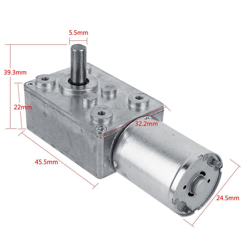 High Torque Turbo Motor DC 12V Motor 2/3/10/30/100RPM 5RPM