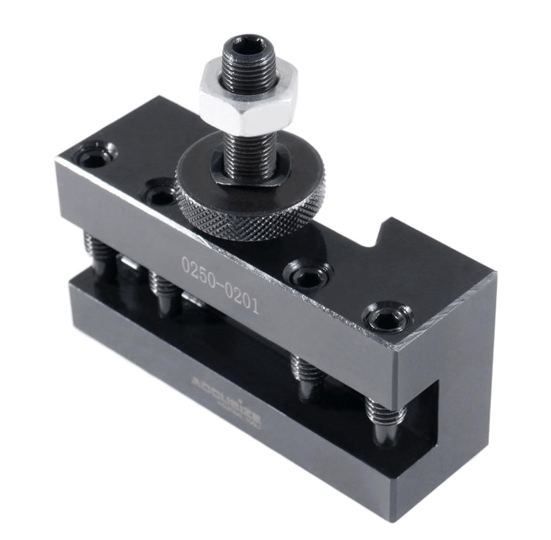 Accusize Industrial Tools Bxa Turning and Facing Holder, Working with 5/8 inch Turning Tools, Quick Change Tool Holder, Style 1, 0250-0201 BXA, 5/8"