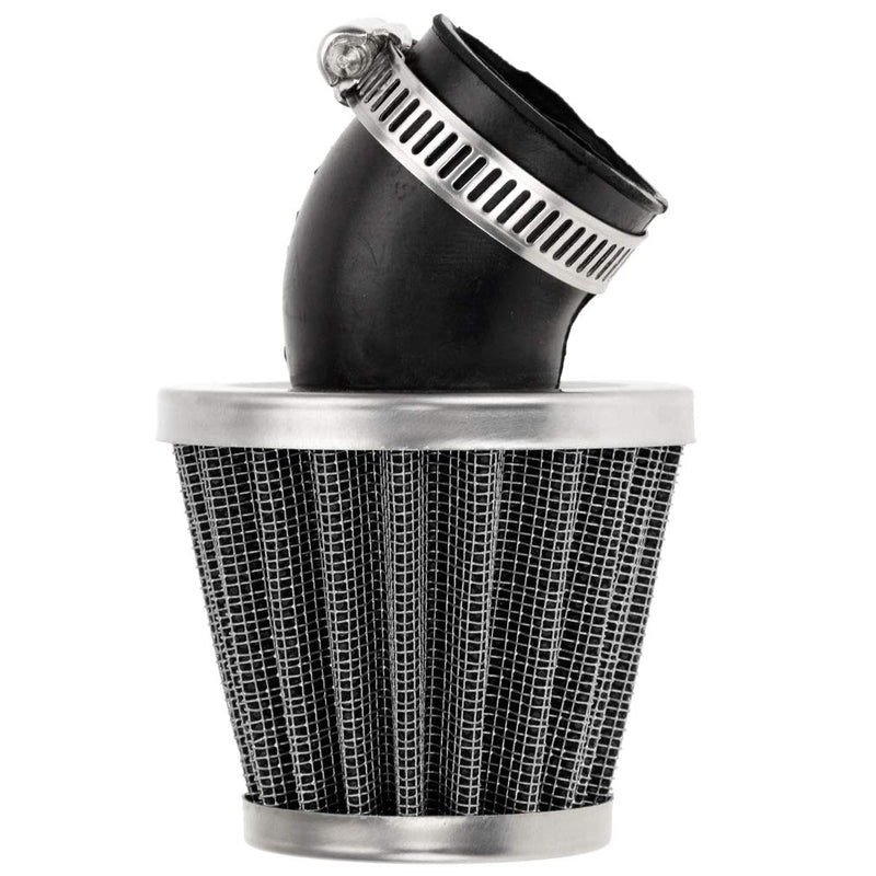 HIAORS 38mm Bent Rubber Tube Air Filter Cleaner for 110cc 125cc CRF SSR Sunl Taotao Pit Dirt Bike ATV Quad