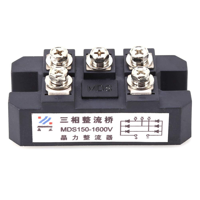 DEWIN 3 Phase Diode Bridge Rectifier, 150A Rectifier Bridge Bridge Rectifier, Three Phase Diode Bridge Rectifier, MDS150A, 1600V Power