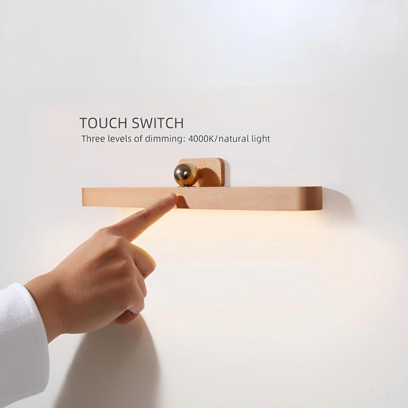 Touch Control Vanity Lights for Mirror, Adjustable Brightness & Angle Makeup Lights, 3 Level Dimmable Pictures Light for Living Room Bedroom Bathroom 2PCS 2