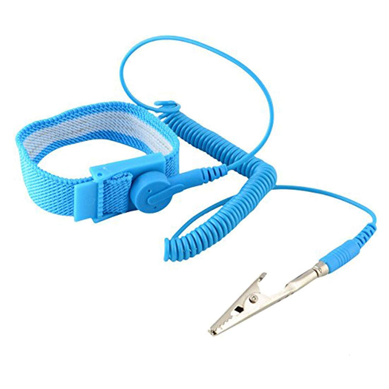 Hailege 5pcs Anti Static Wrist Strap ESD with Clip Discharge Grounding Prevent Static Shock