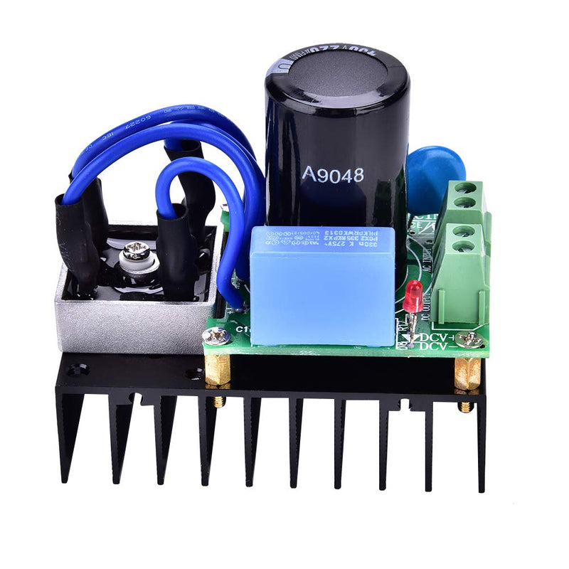 0-220V AC / 0-311V DC 10A Rectifier Board Power Supply Board Rectifier with lightning protection tube, NTC surge current and fuses