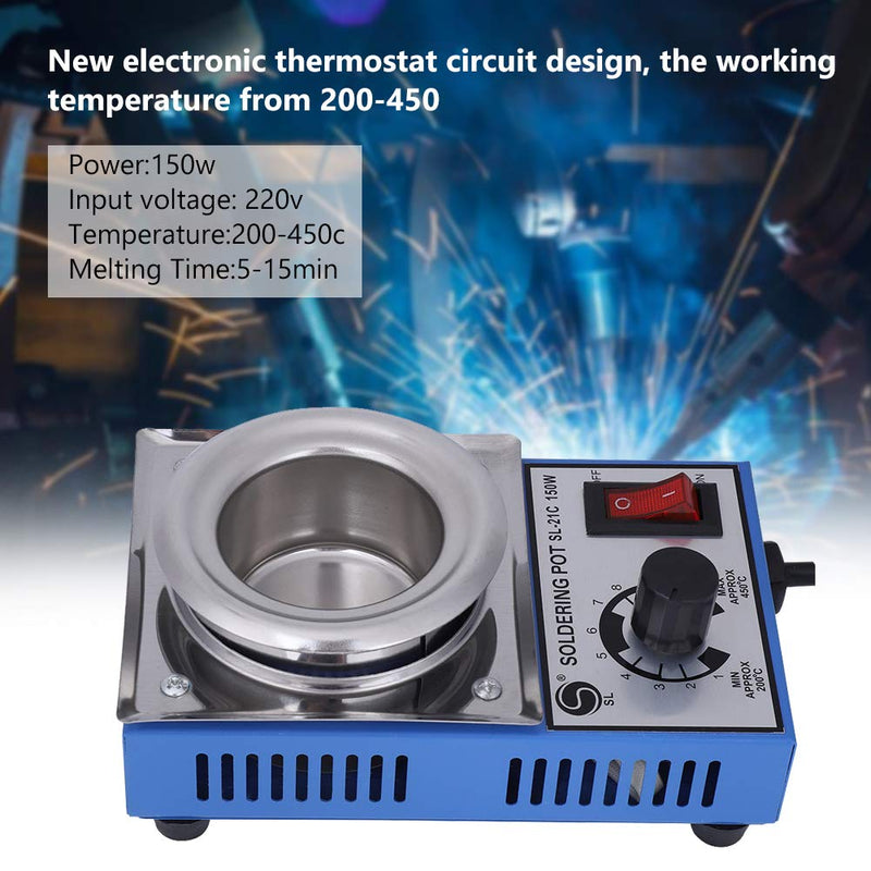 Soldering oven, soldering pot, soldering, desoldering bath, small volume for industrial technology