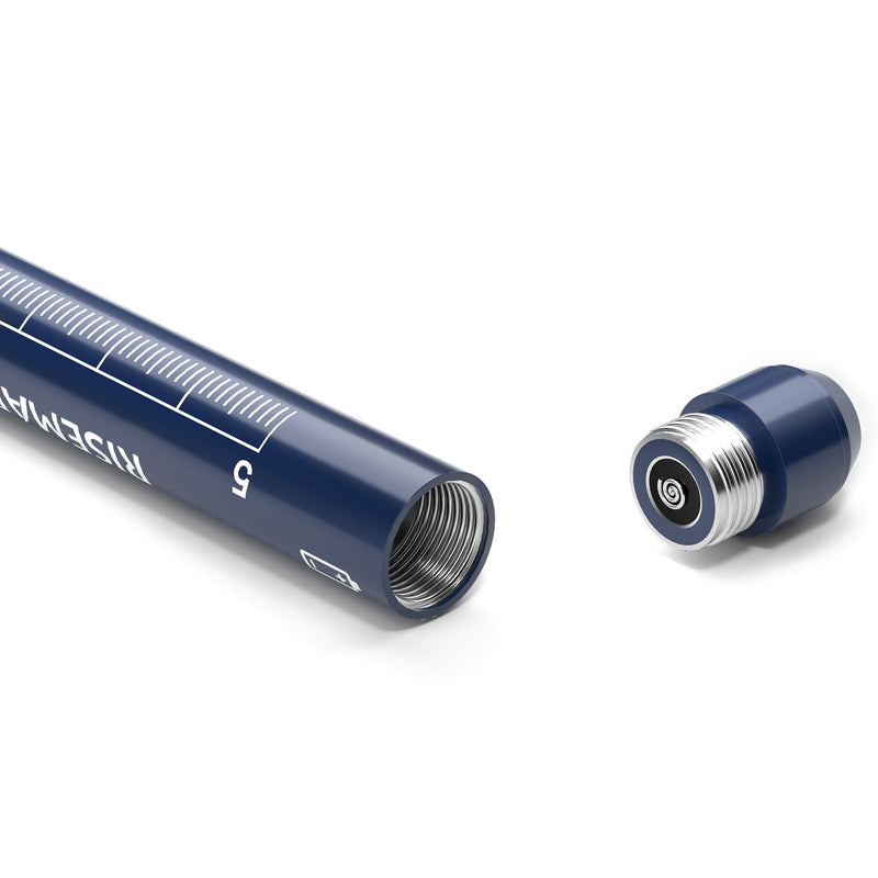RISEMART Diagnostic Light, Pupil Light, 2 Pieces, Reusable LED Pen Lamp with Pocket Clip for Nurses, Doctors, Students, Pen Light, Dark Blue and Black