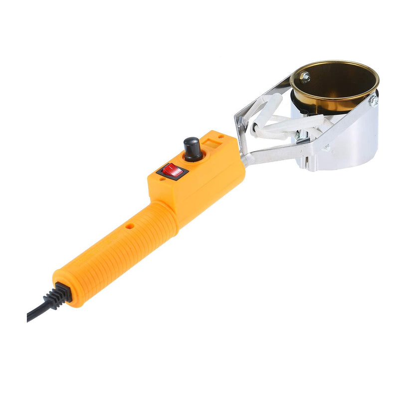 Portable Titanium Alloy Tin Stove Temperature Adjustable Tin Soldering Pot High Performance Tin Melting Oven Small Tin Submersible Oven for Household and Electricians SWDT98-C 380W