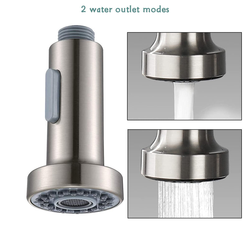 SUpoetry Shower Head Faucet, Two Water Output Modes, Suitable for Kitchens and Bathroom Faucets, Water Saving, Faucet Filter, Removable Faucet for Kitchen, Universal G 1/2 Inch