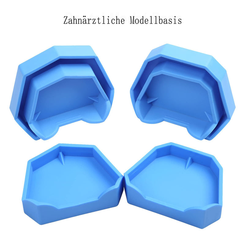 Tooth Imprint Set, 6 Molds for Base Molding Trays Base Mold Set | Silicone Dental Base Molds Set 3 Sizes Durable Ideal for dentists, technicians & training - precise & hygienic