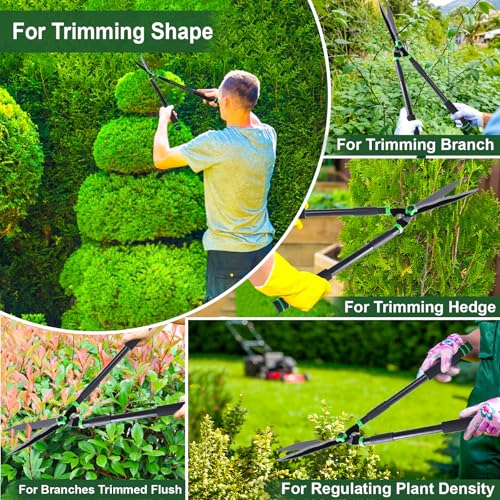 29.5" Hedge Shears,Professional Pruning Shears For Gardening,Sharp Hedge Clippers Handheld With Comfort Grip Handles,Carbon Steel Garden Clippers Handheld for Precise Trimming Gardening Tools 29.99"