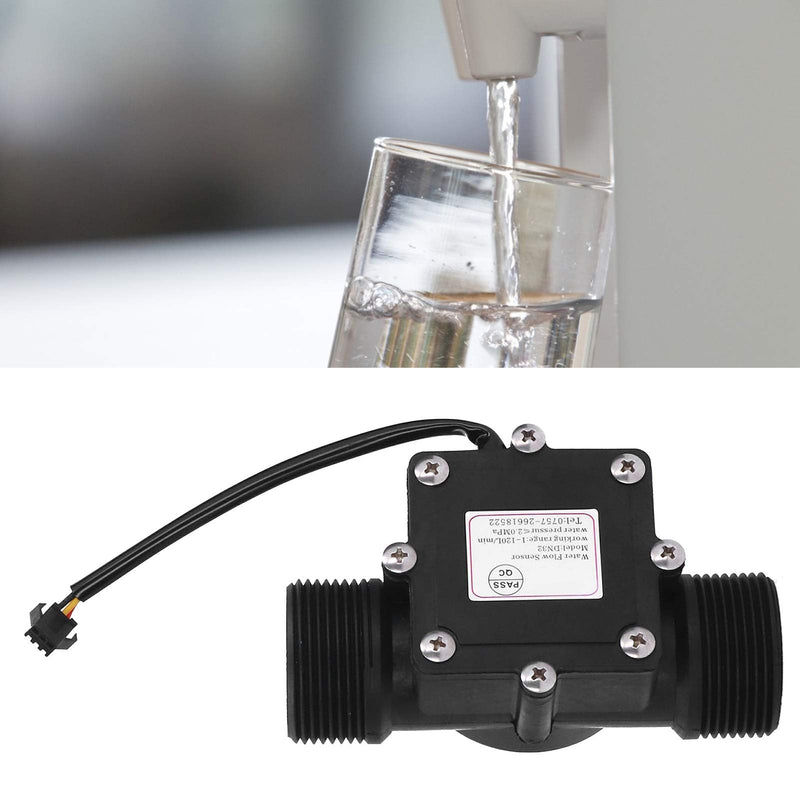 Industrial Flow Meter Pipe Water Flow Meter Meter YF-DN32 G1.25in Hall Sensor High Temperature and Pressure Resistance Industrial Pipe Flow Meter