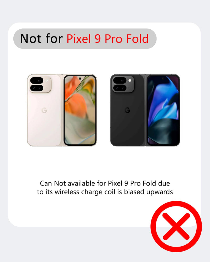 Upgraded 3 in 1 Wireless Charger Compatible with Google Pixel Watch 3/2, Pixel 9 Pro XL/9/Fold/8/7/7A/6 Pro, Pixel Buds Pro/2, Wireless Charging Station for Multiple Devices (Not for Pixel Watch 1)