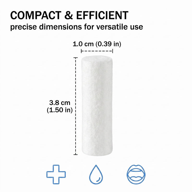 Pack of 200 Nose Stoppers Nampons Against Nosebleeds Percent Strong Absorbent Cotton Rolls Soft Gauze Rolls Stop Plugs