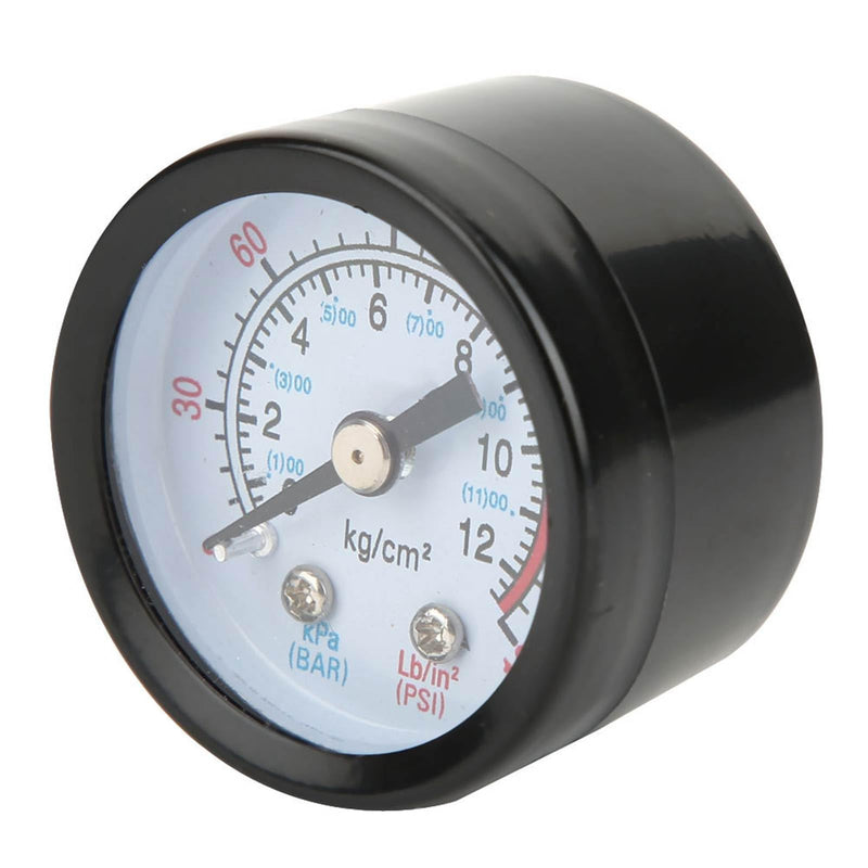 Air Compressor Pressure Gauge for Screw Piston Compressor, Pressure Gauge with 42 mm Diameter, Pressure Gauge for Air Compressors, Iron Shell Instrument