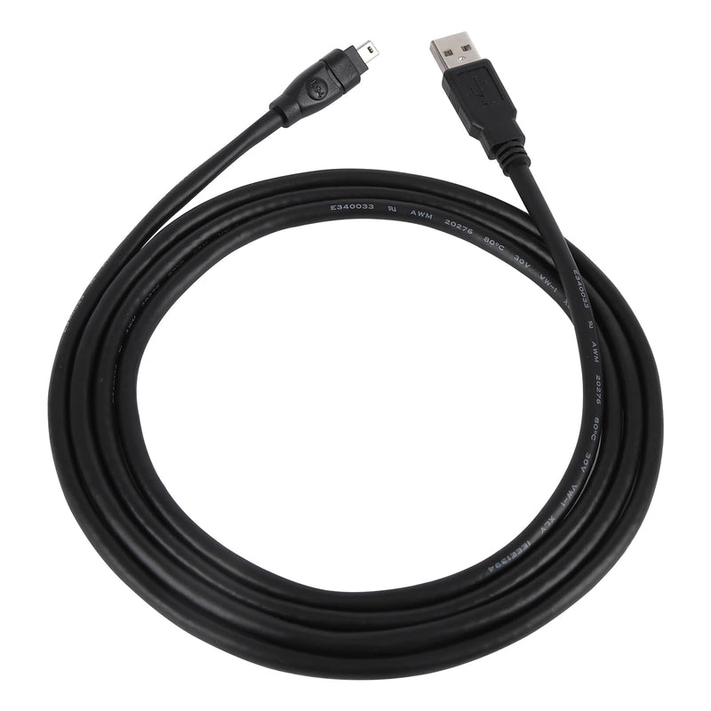 FireWire IEEE 1394 Cable for Data Transfer, USB to 4-Pin Connectors, 6ft USB to 4 Pin 1394