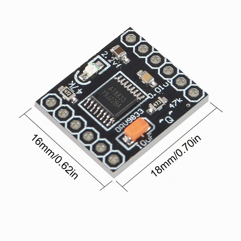 8pcs DRV8833 Motor Drive Module 1.5A Dual H Bridge DC Gear Motor Driver Controller Boa