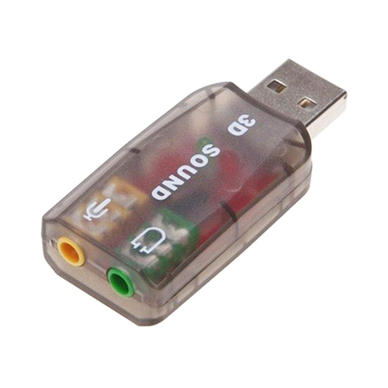 USB Sound Adapter, (3 Pack) 3.5mm Headphone and Microphone Jacks External Stereo Sound Card Plug and Play No Drivers Needed Compatible Windows,Linux, PC, Notebook, Desktop, PS4 (Three Colors)