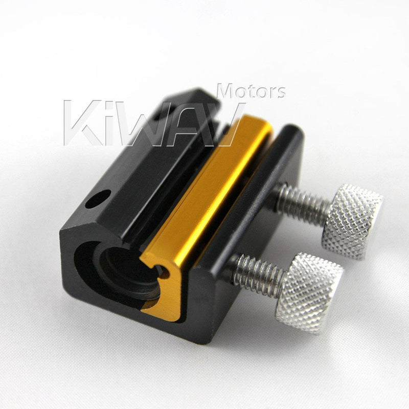 KiWAV Cable Lubricator Lubricant Luber Lube Oiler Tool Twin Clamp for Motorcycle ATV Dirt-bike Scooter Bike snow-blower Toro-Zero-Turn snow-mobile lawn-mower lawn-tractor four-wheeler