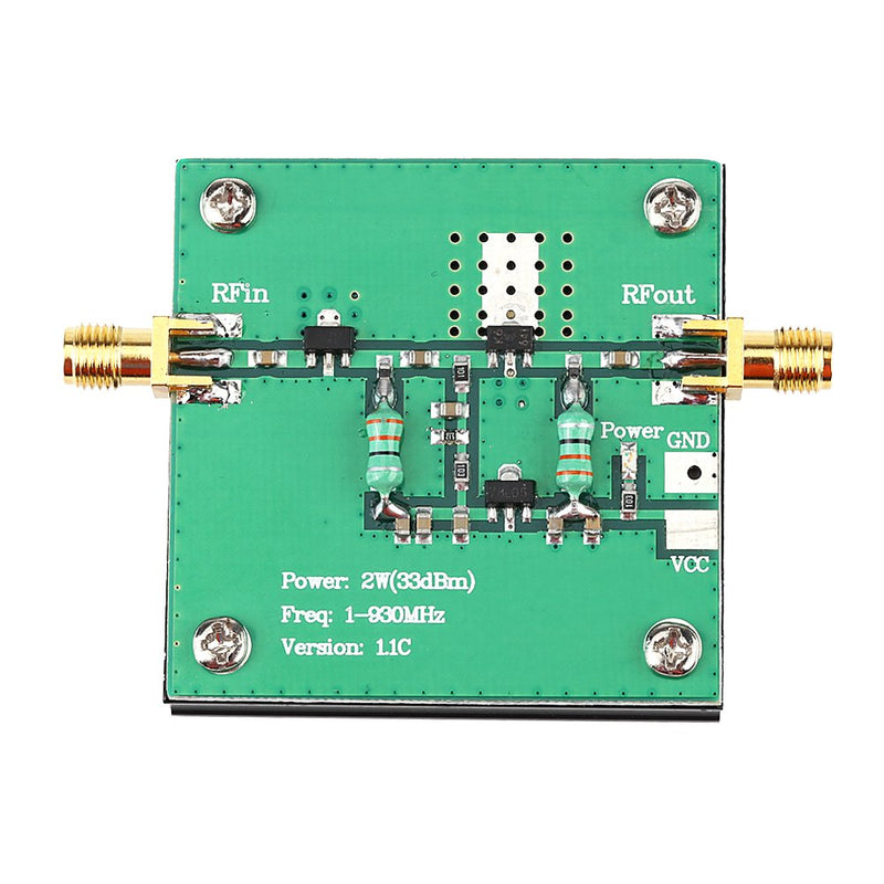 1-930MHz 2W RF power amplifier module FM radio amplifier broadband for FM HF VHF transmission