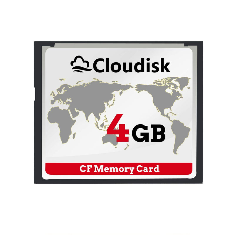 Pack of 2 Compact Flash Card 4GB CF 2.0 Card Performance for DSLR Camera,Vintage Digital Camera and Industry Equipment(4GB)