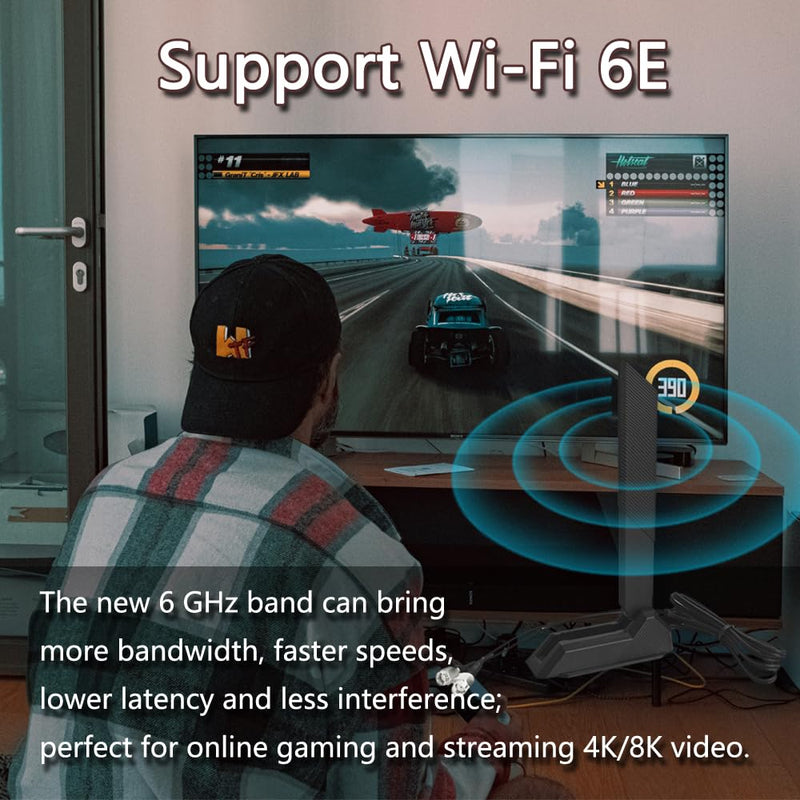 GinTai WiFi 6E WiFi Antenna Cable for ASUS Z690 ProArt, Gaming TUF, Creatorseries