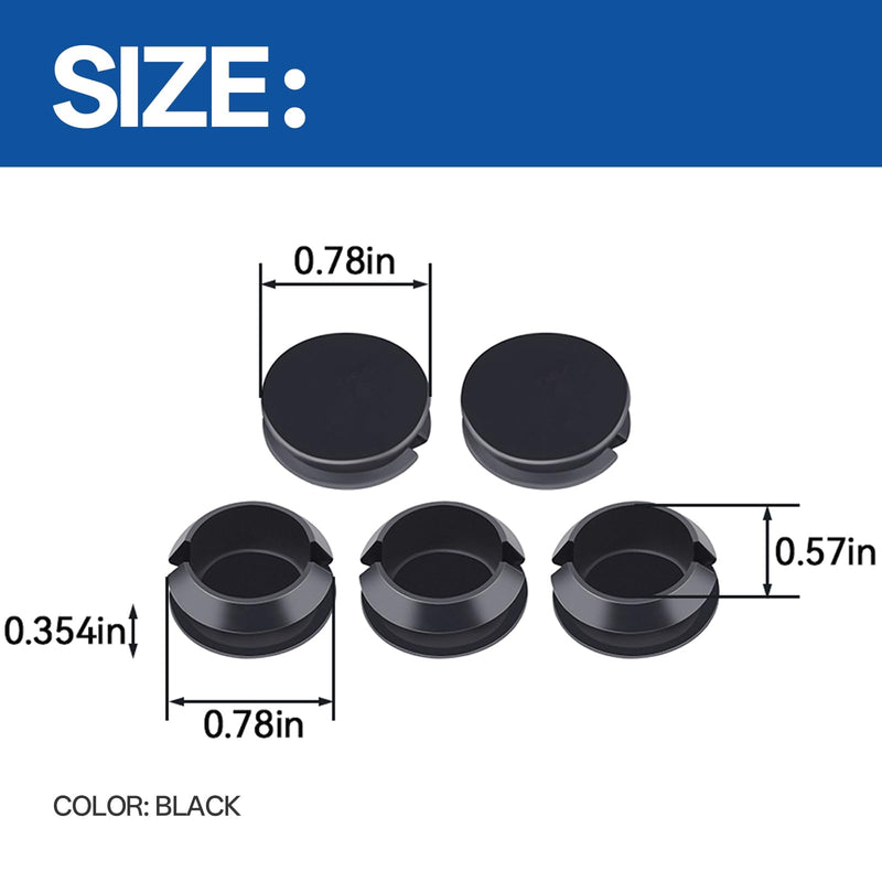 5Pcs 19-8M0214985 Solid Vent Plug Compatible with Mercury & Quicksilver Propellers with Vent Holes, Replaces 889725, 19-8566225, 19-856622