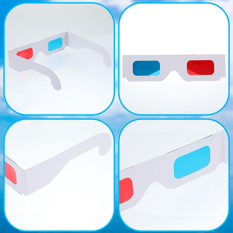 30pcs 3D Viewing Glasses, 3D Glasses for Movies at Home, Foldable and Lightweight Movie Glass for Kids and Adults, Perfect for Immersive Movie Experiences