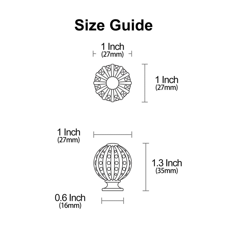 Alzassbg Black Nickel Round Crystal Cabinet Knobs 5 Pack, AL1078BN | Solid Metal Build, 1 Inch Diameter, Decorative Hardware Pulls, for Cabinets and Drawers Black Nickel-Round