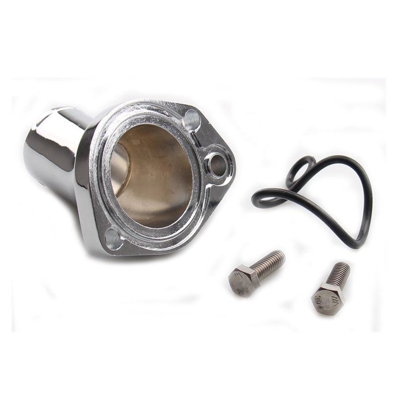 CarBole 60 degree Chrome Thermostat Housing Water Neck Compatible with Ford 260-302/351W