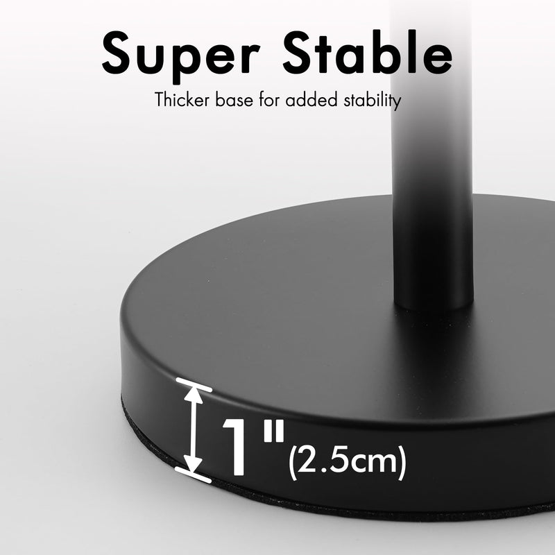KES Toiler Paper Storage Stand, Freestanding Black Toilet Paper Holder Storage for Bathroom Floor 3 Rolls Toilet Roll Holder SUS304 Stainless Steel, BPS201S39-BK Matte Black