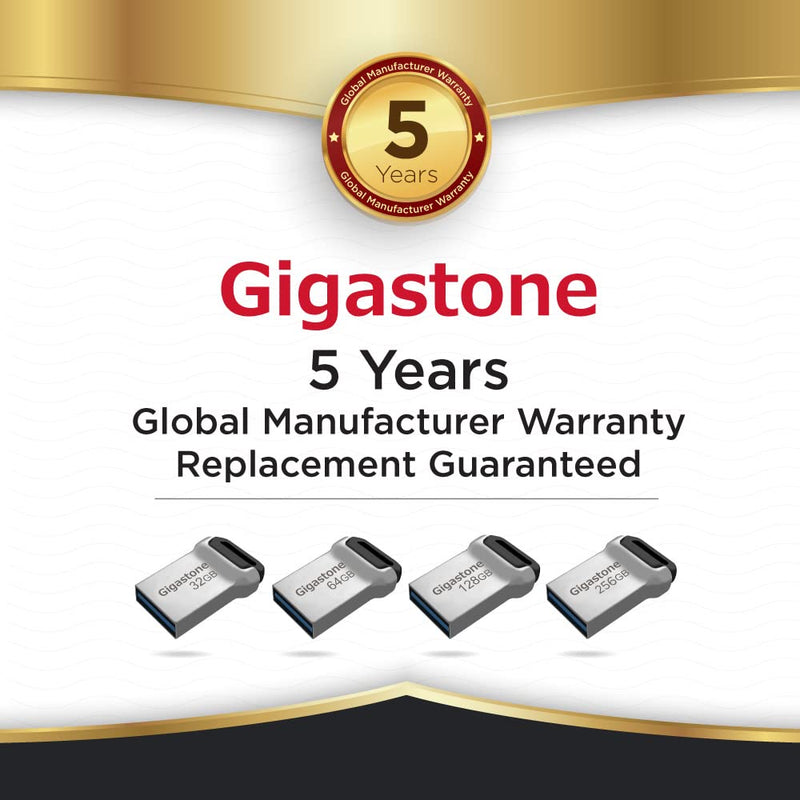 GIGASTONE 256GB Nano Flash Drive, Z90 USB 3.2 Gen 1, 120MB/s Ultra Fast, Super Lightweight, Mini Fit Robust Metal Design, Data Storage, Backup for PC/Mac/TV/Car, USB 2.0/3.0/3.1 Compatible Mini Silver 1-Pack