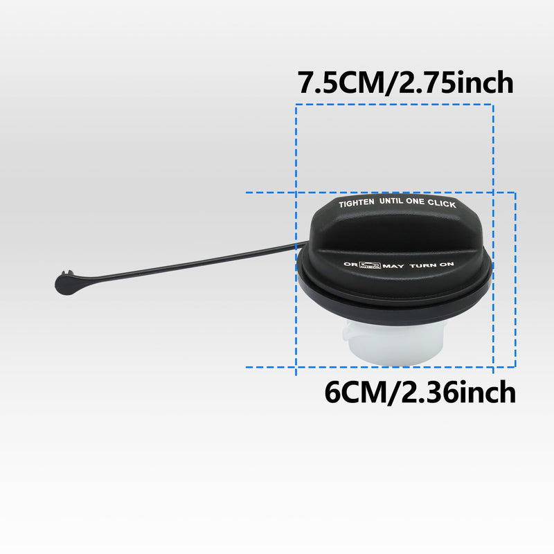 Gas Cap Fuel Cap Replace 31010-3L600 For 2004-2021 Hyundai Accent Azera Elantra Coupe GT Entourage Equus Genesis Coupe Santa Fe Sport XL Sonata Tiburon Tucson Veloster N Veracruz,Kia soul Forte,More.