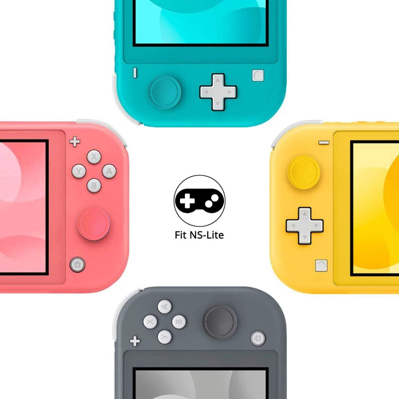 Ferkurn Joystick Replacement Cap Thumb Grip for Switch Joy-con Switch OLED & Switch Lite, Joycon Grip Button Stick Cover Switch Controller 3D Analog Cap Skin Replacement Part Repair Kit Accessories Switch Joy-con / Switch Lite / Switch OLED BK