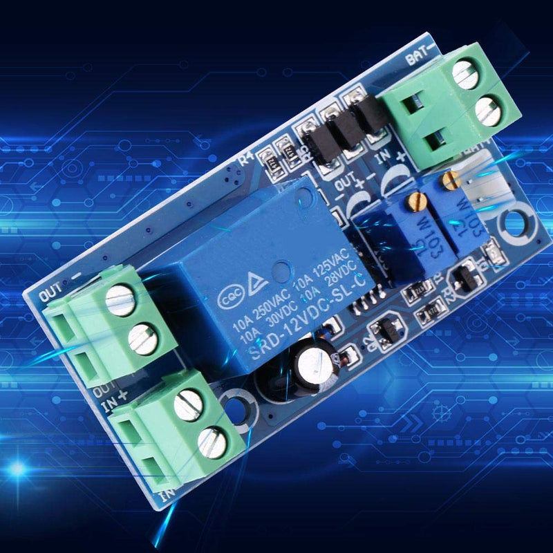 Undervoltage interruption module, 12V battery undervoltage interruption module, automatic battery charge protection board undervoltage control module