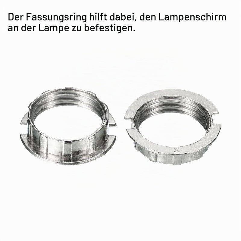 sourcing map G9 Socket Lamp M20 Adapter Ring White Pack of 4 | Adapter ring for lights umbrella holder
