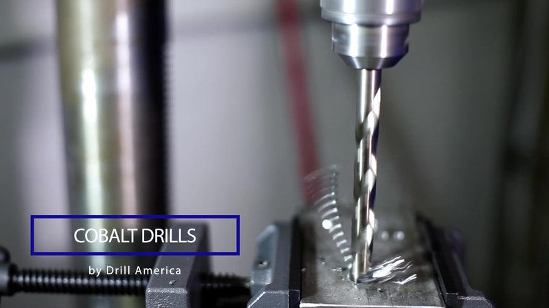 Drill America 5/16" Cobalt Heavy Duty Drill Bit (Pack of 12), D/ACO Series 5/16"