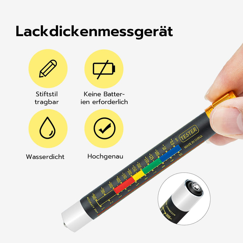 Mcbazel Magnetic Coating Thickness Gauge, Paint Thickness Gauge, Car Paint Gauge