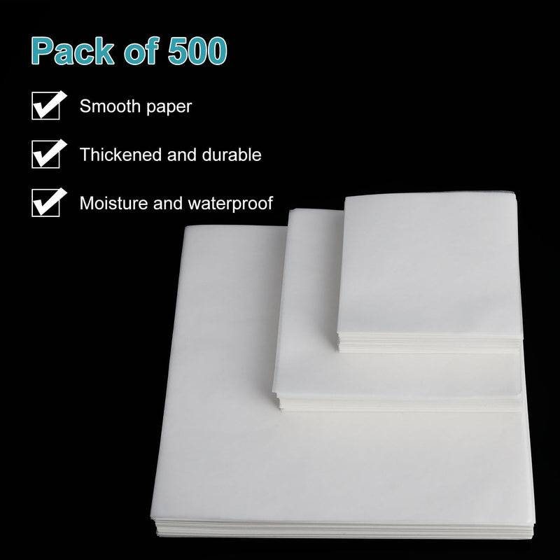 stonylab weighing paper, 75 x 75 mm nitrogen-free sample weighing paper scales paper analytical balance paper weighing paper for laboratory research, pack of 500