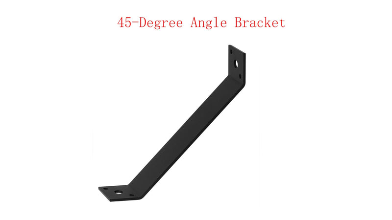 4 Pack 7" x 1-1/2" 45-Degree Angle Bracket for Post Pergola 7" x 1-1/2"
