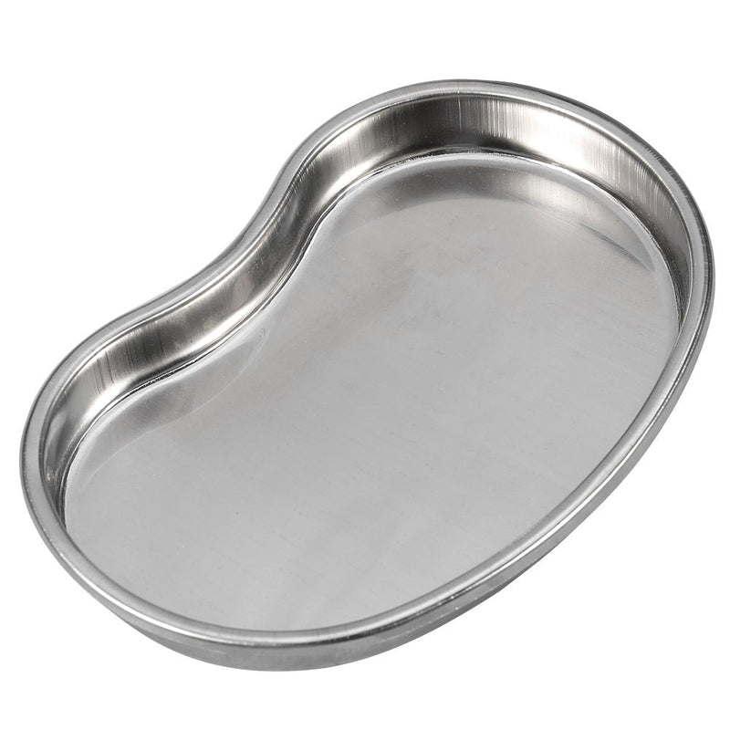 Stainless steel kidney bowl eyebrow lips tattoo sterilization container made of stainless steel, beauty instrument bowl kidney bowl lab trays instrument tray 185 mm x 110 mm x 20 mm