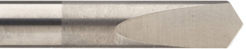 Chicago Latrobe 780 Solid Carbide Spade Drill Bit, Uncoated (Bright) Finish, Round Shank, 118 Degree Conventional Point, 1/4" Size 1/4 in