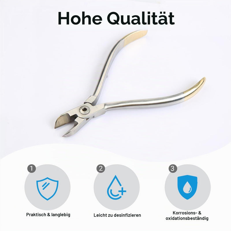 Orthodontic Forceps - Braces Removal | Root extraction instrument made of medical grade stainless steel, durable & sterilisable. Ideal for dentists & oral surgeons. Straight