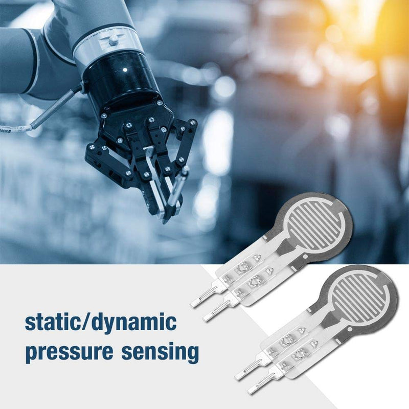 High Accuracy Pressure Sensor 2pcs 20g~2kg High Precision Thin Film Force Sensor Intelligent Pressure Sensor (20g-2Kg) 20g-2Kg
