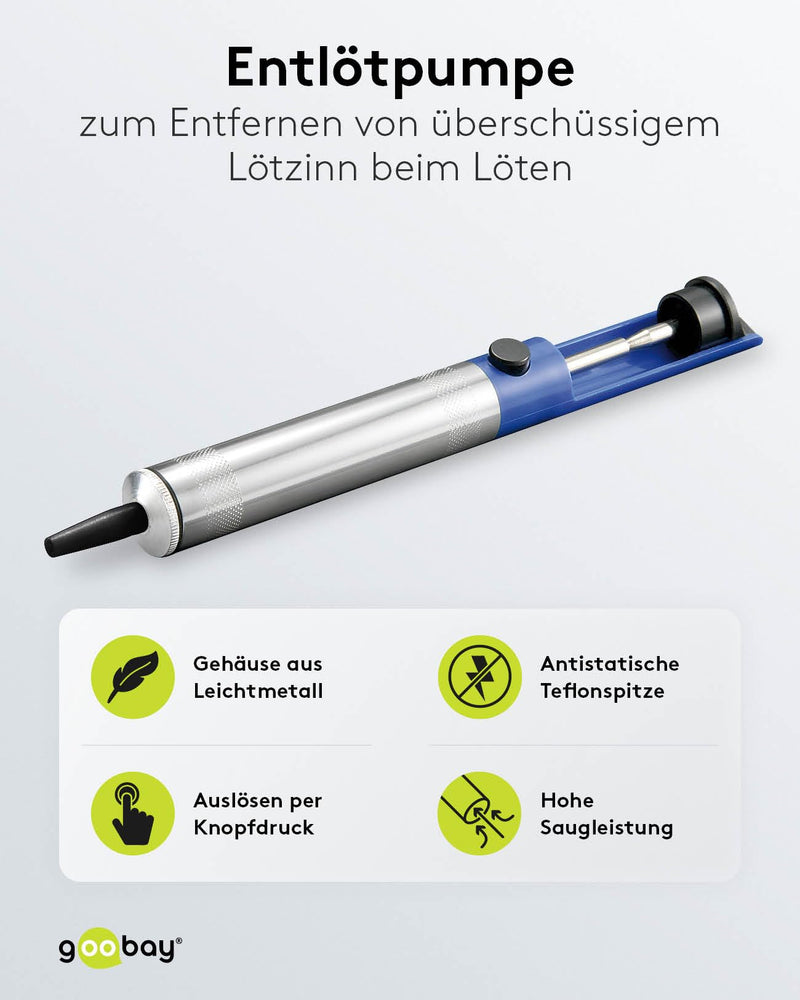 Desoldering pump - high quality LSP 100 Q desoldering pump, 51204 1 piece