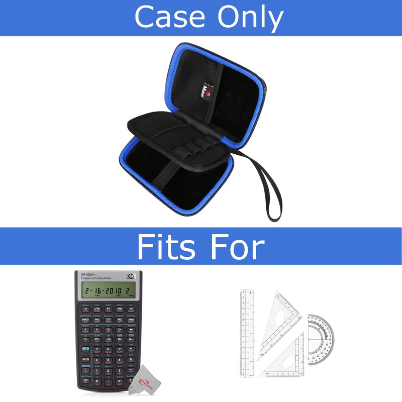 Mchoi Hard Carrying Case Fits for HP 10bII+ Financial Calculator NW239AA, EVA Portable Storage Case Shockproof, Case Only