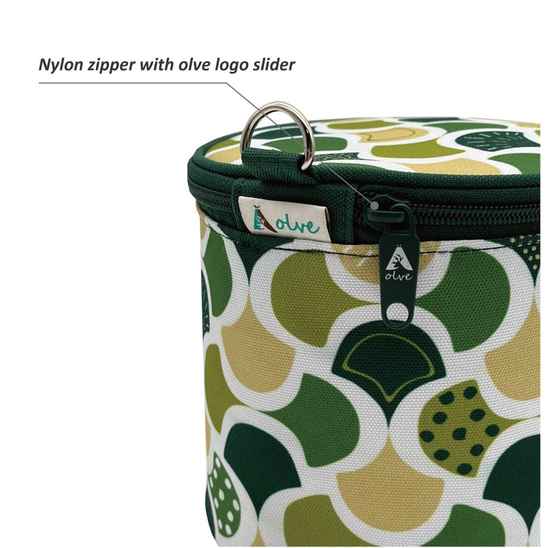 Olve Roll Tissue Case Toilet Roll Paper Holder Hanging Cover for Home Camping Hiking (Green) Green