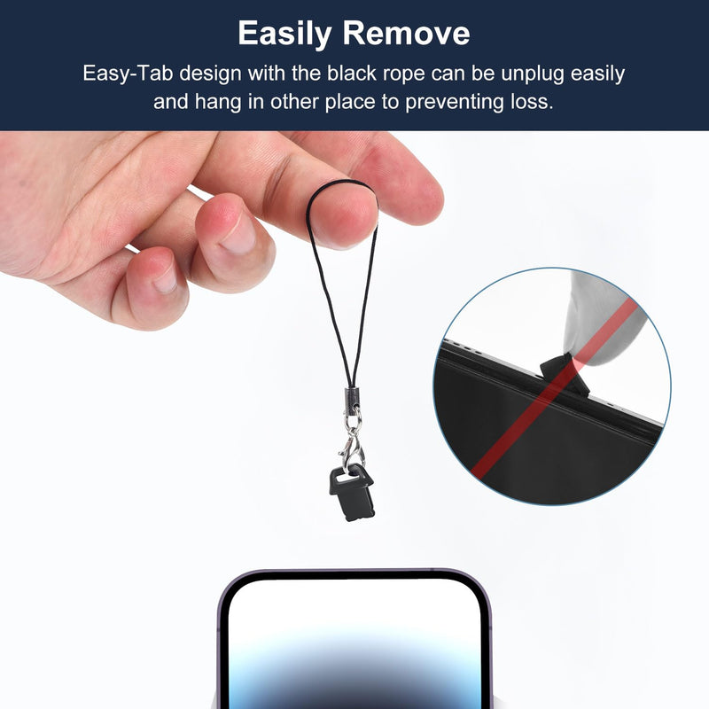 15PCS Anti Dust Plug Kit Compatible with iPhone 14, 14 Pro,14 Pro Max,14 Plus,13,13 Pro,13 Pro Max,13 Mini,12,12 Pro,12 Pro Max,12 Mini,11,11 Pro,11 Pro Max,XS,XR,X,8,7,6 - iPhone Port Cleaning Brush For iPhone Lightning Charging Port